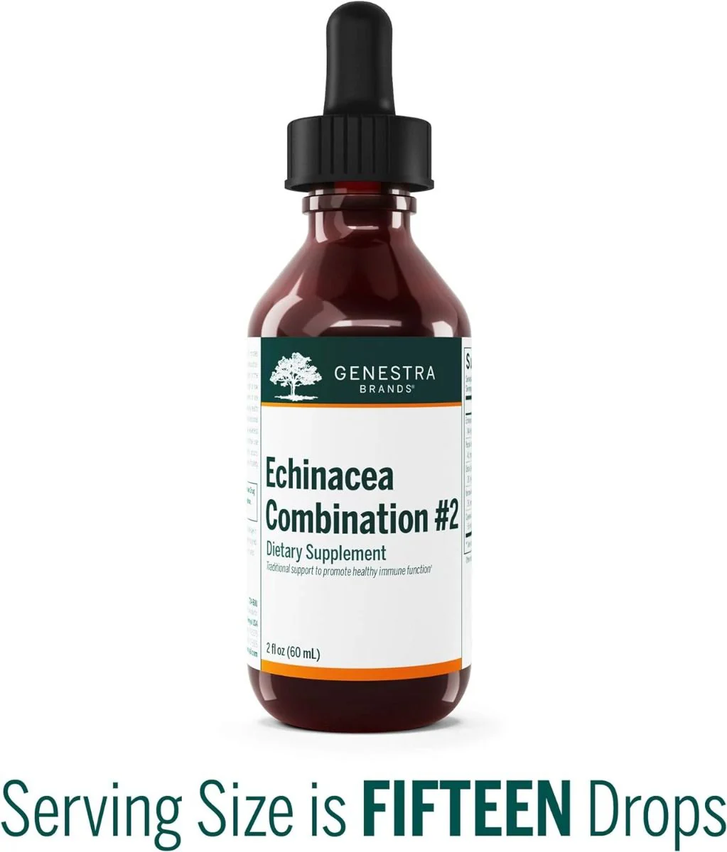 Echinacea Combination #2 60ml 2 oz (60 ml) Drops - Image 3