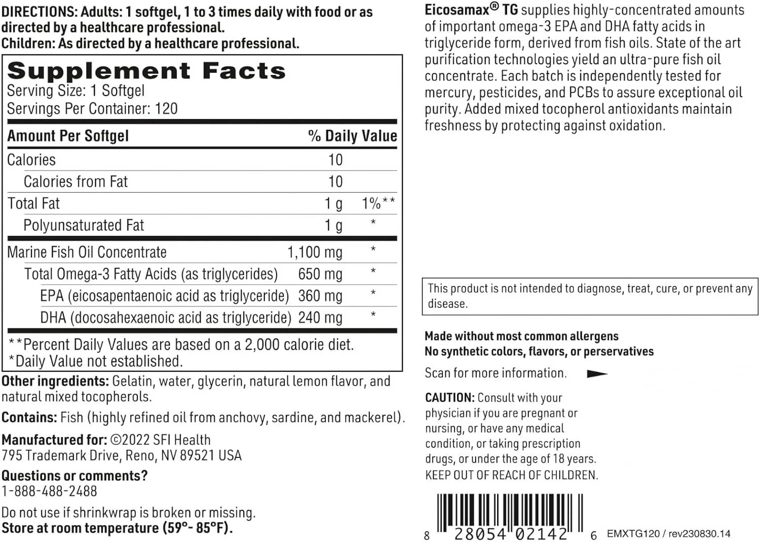 Eicosamax TG 120 Softgels - Image 4