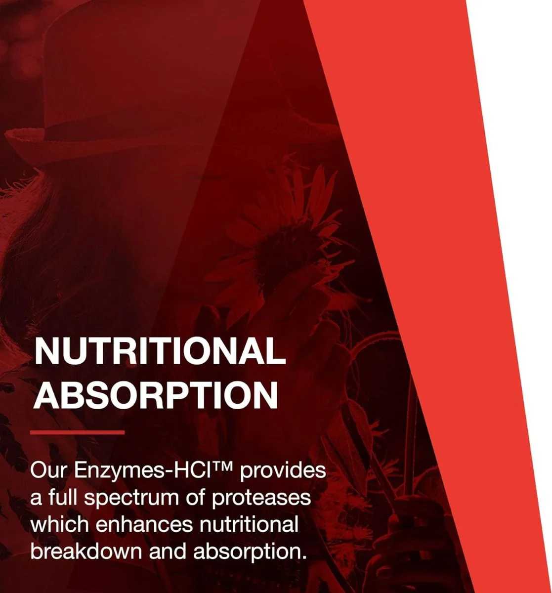 Enzymes-HCI 120 Capsules - Image 5