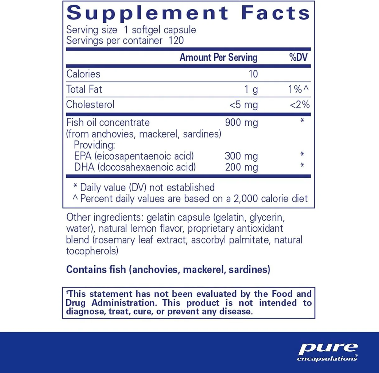 EPA/DHA With Lemon 120 Softgels Natural Lemon - Image 2