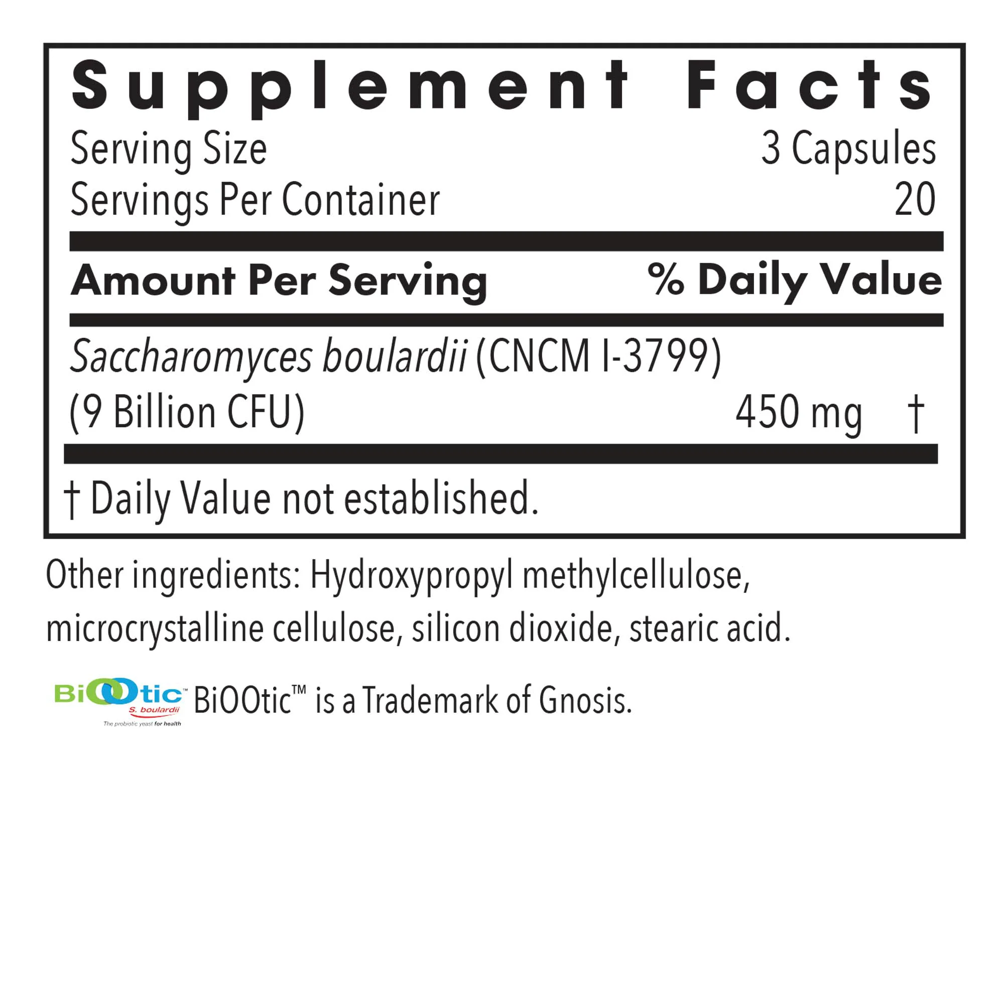 Essential-Biotic Saccharomyces Boulardii 60Veggie Caps - Image 3