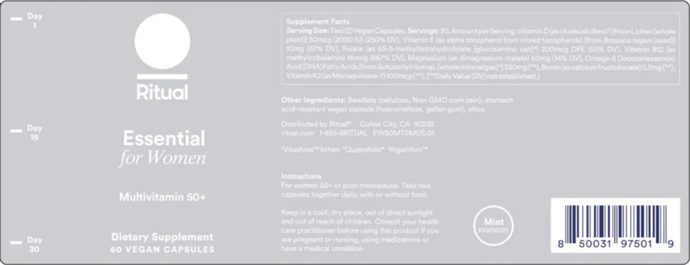Essential for Women Multivitamin 50+ - Image 2
