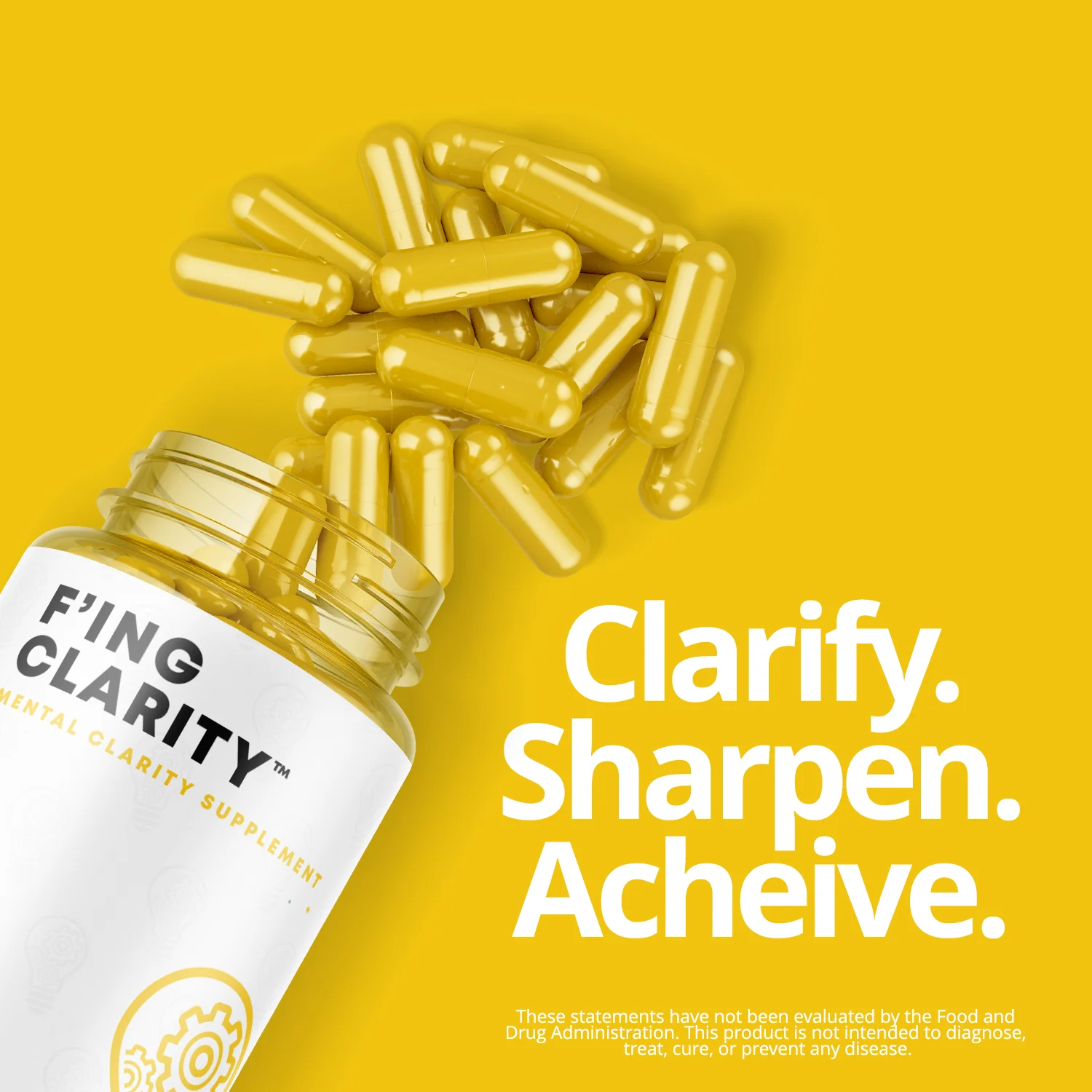 F'ing Clarity - Best Supplements for Brain Fog Relief | Improve Memory & Focus - Image 4
