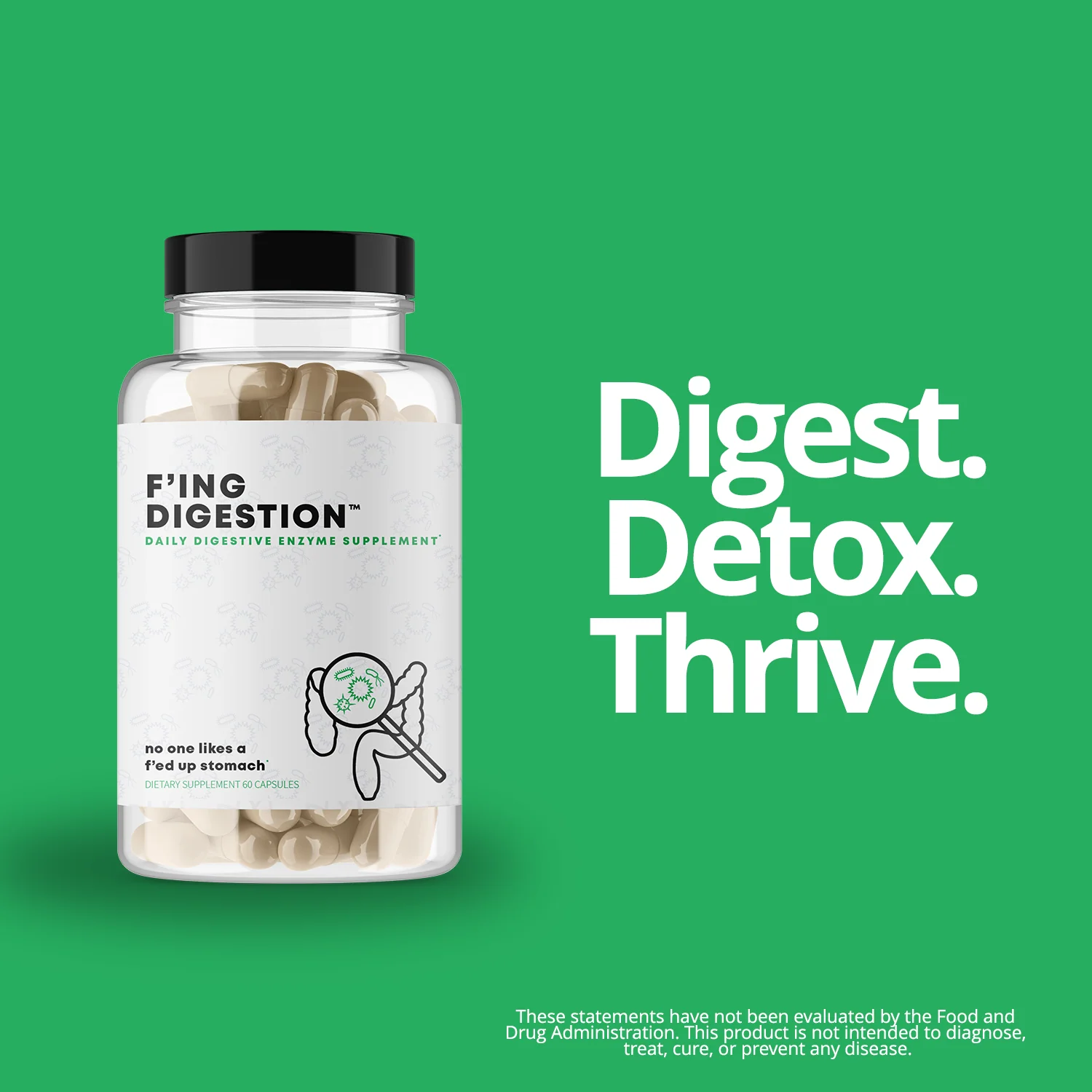 F'ing Digestion - Daily Digestive Enzyme + Probiotic Supplement - Image 4