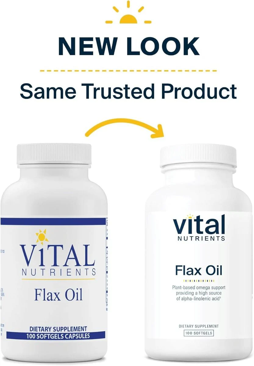 Flax Oil Organic 1000 MG 100Capsules - Image 6