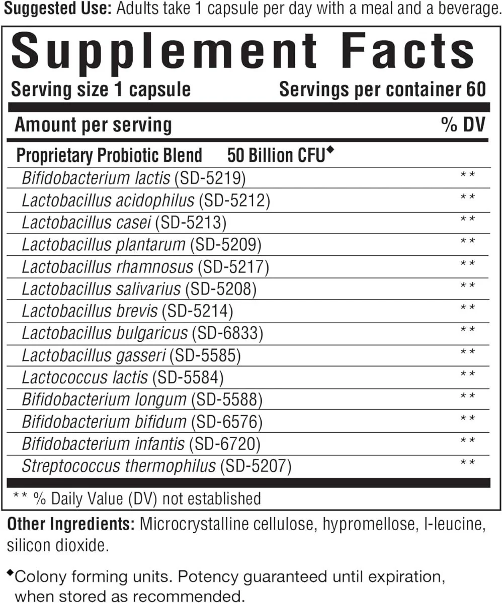 Flora 50-14 Clinical Strength Capsules - Image 2