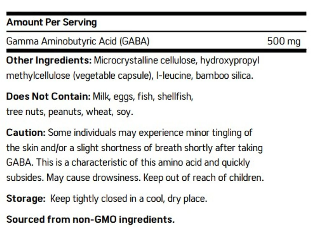 GABA 90 Veggie Caps - Image 2