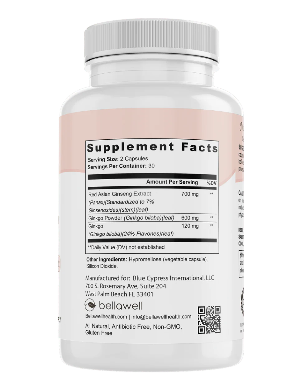Ginkgo Biloba Formula by Bellawell - Image 2