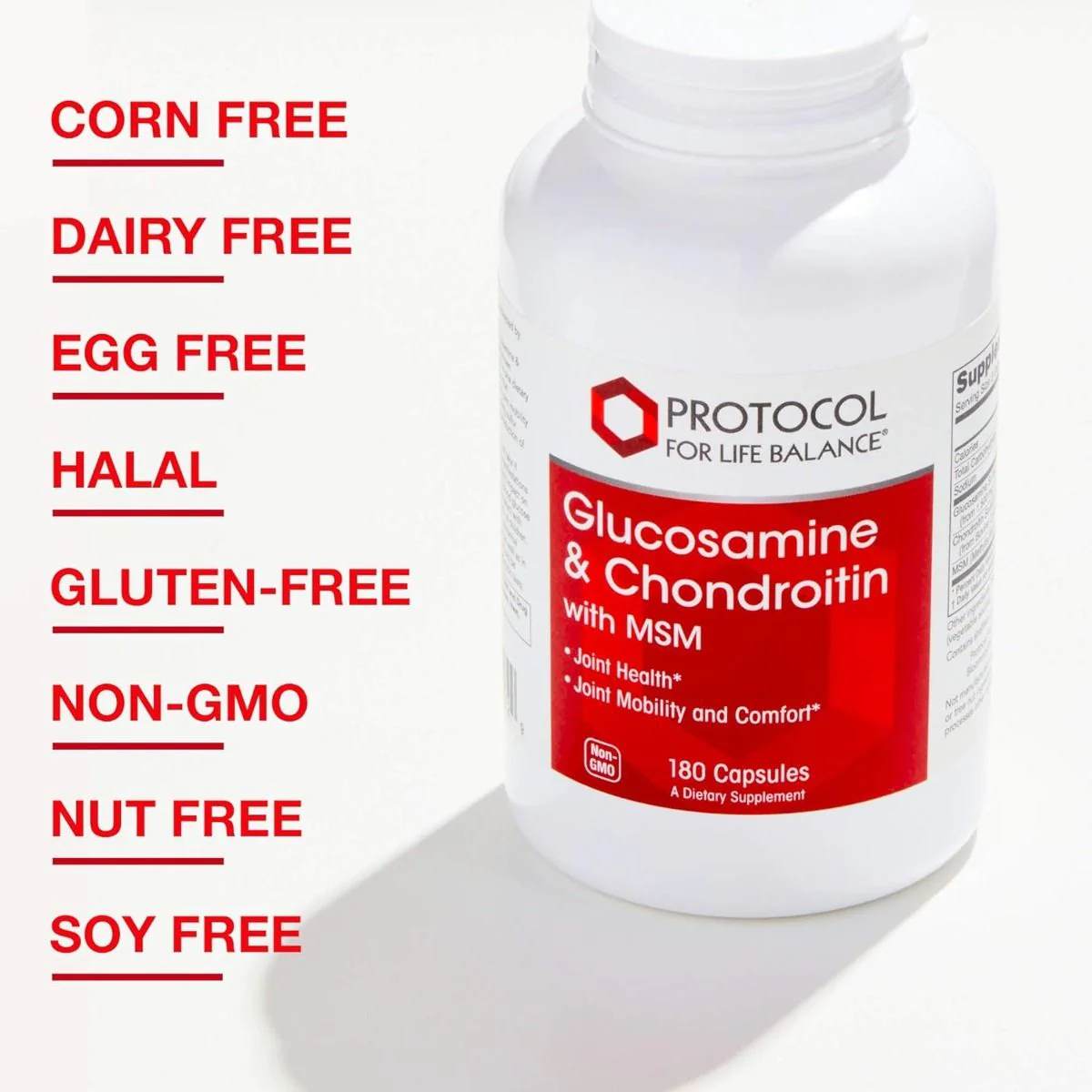 Glucosamine and Chondroitin + MSM 180 Capsules - Image 6