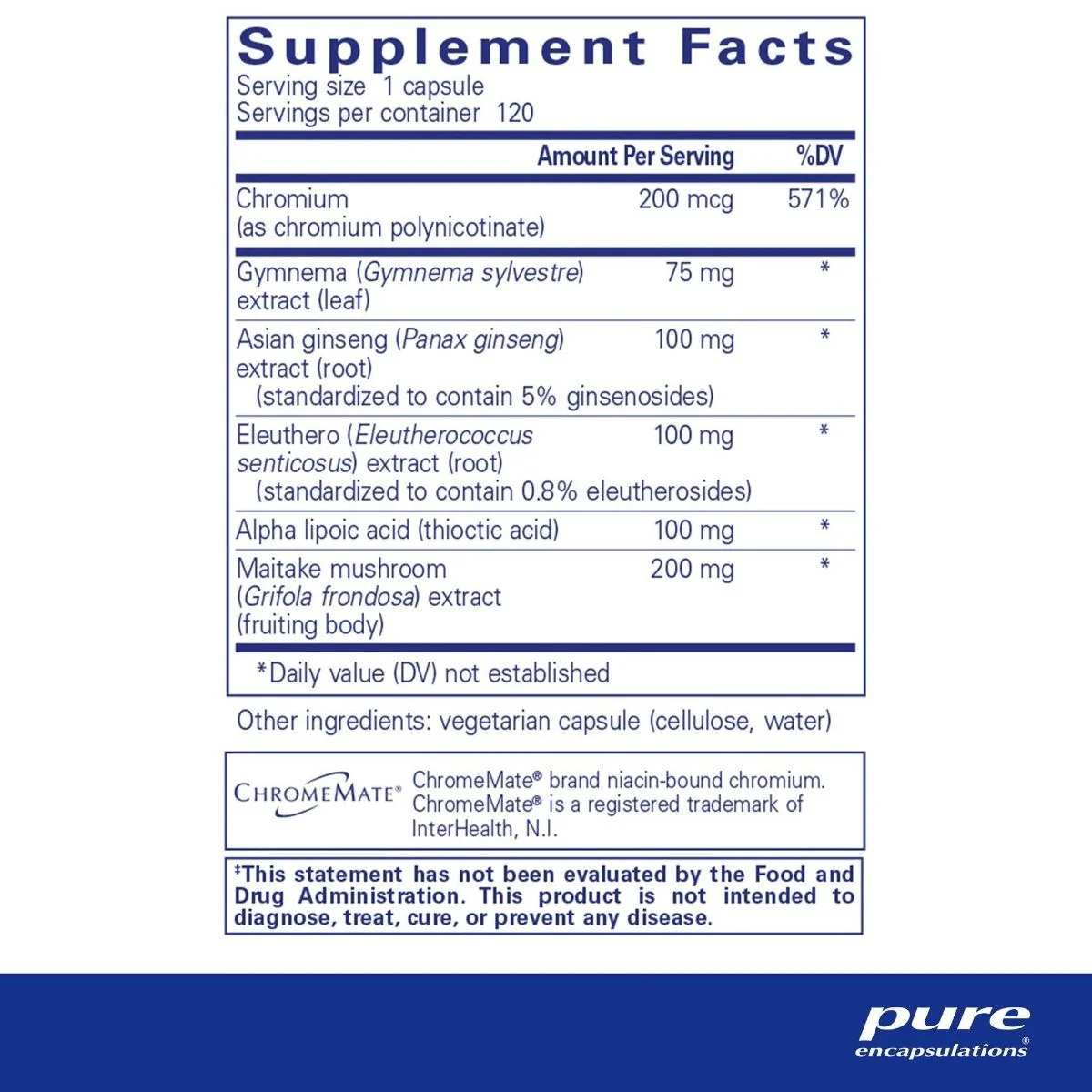 Glucose Support Formula 120 Veggie Caps - Image 2