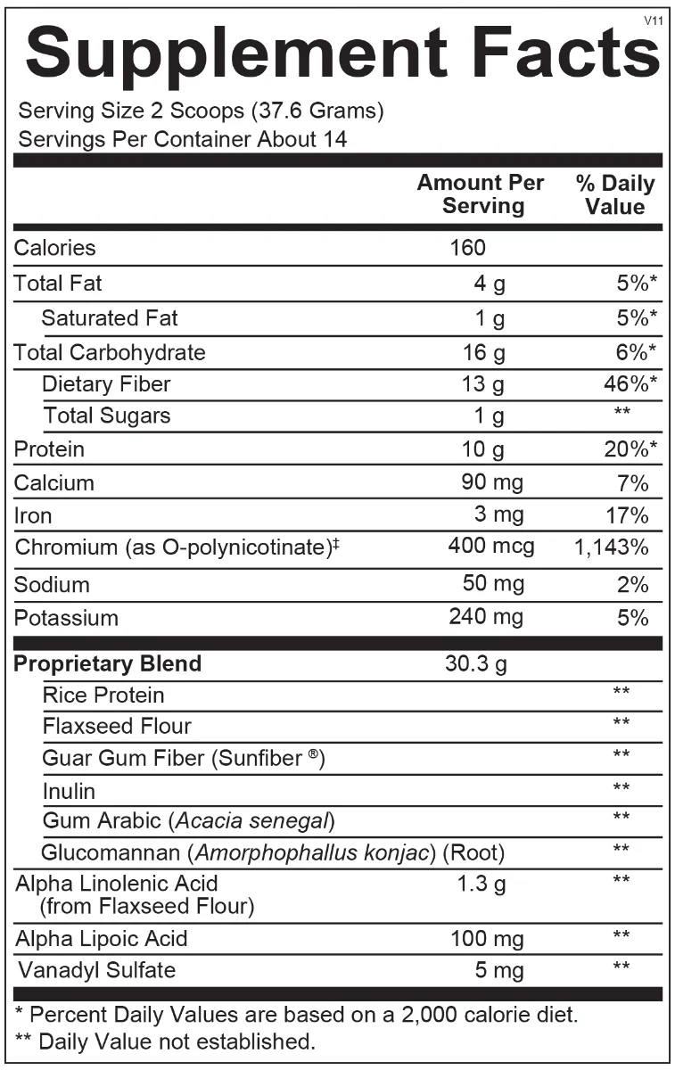GlycemaCORE 1 lb. 2.5 oz (523.6g) Powder Chocolate - Image 2