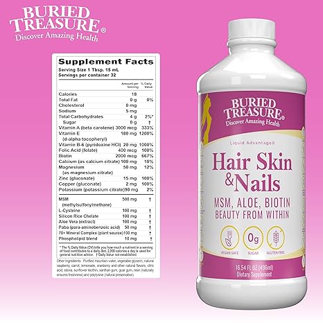 Hair Skin and Nails Complete 16 OZLiquid - Image 5