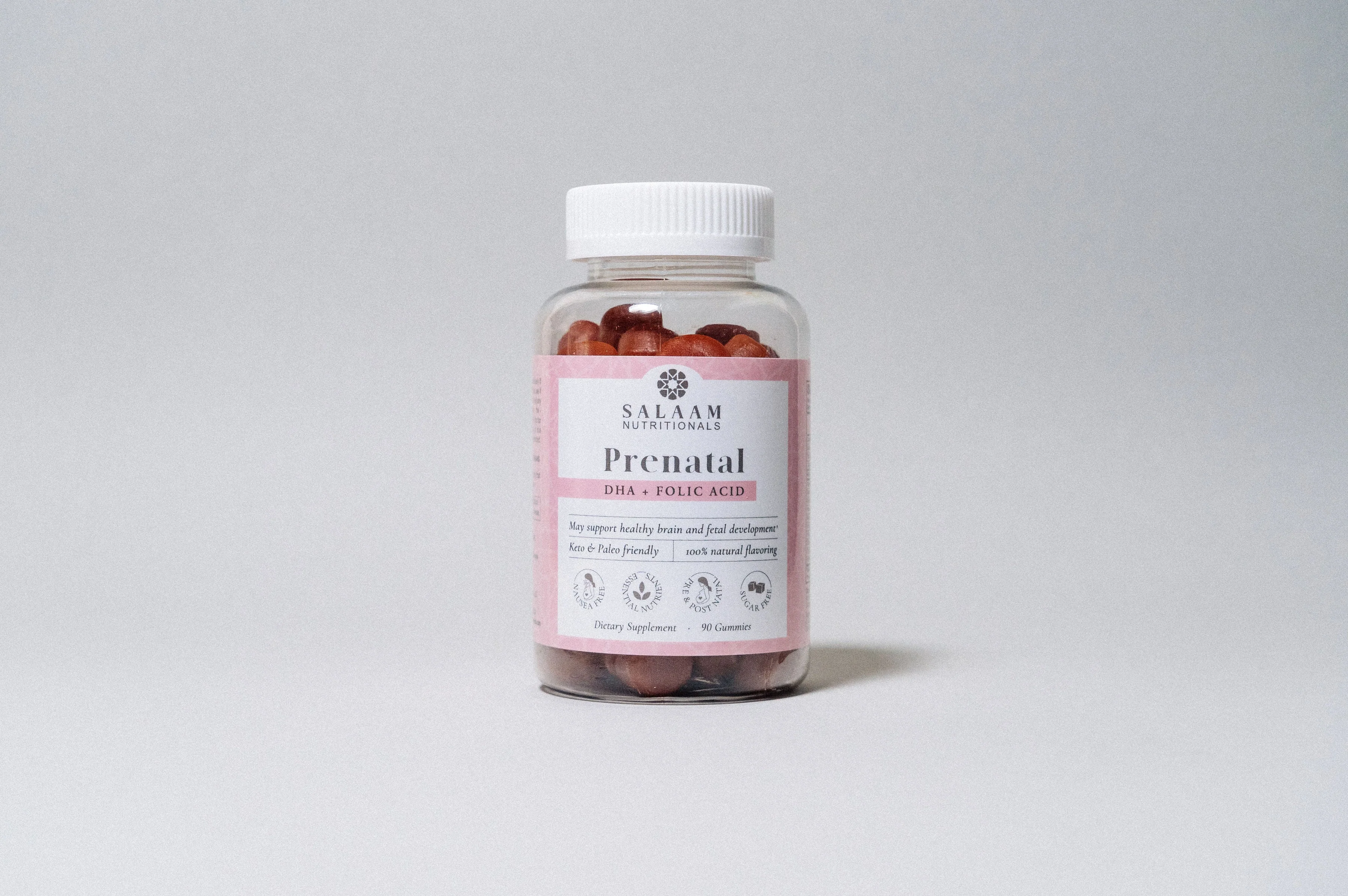 Halal Prenatal Bundle: Vitamin D3, Omega 3 Fish Oil & Prenatal Gummies (3 Bottles) - Image 4