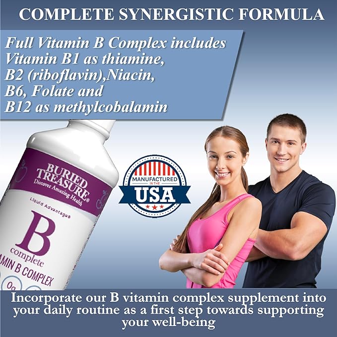 High Potency B Complete 16 OZ LiquidApple - Image 2