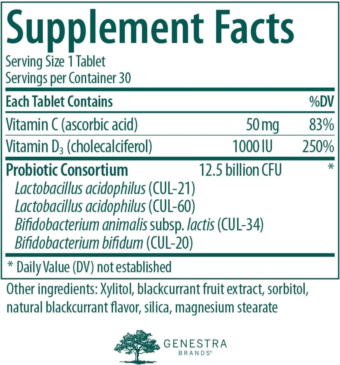 HMF Fit for School 30Chewable Tablets Black Currant - Image 2