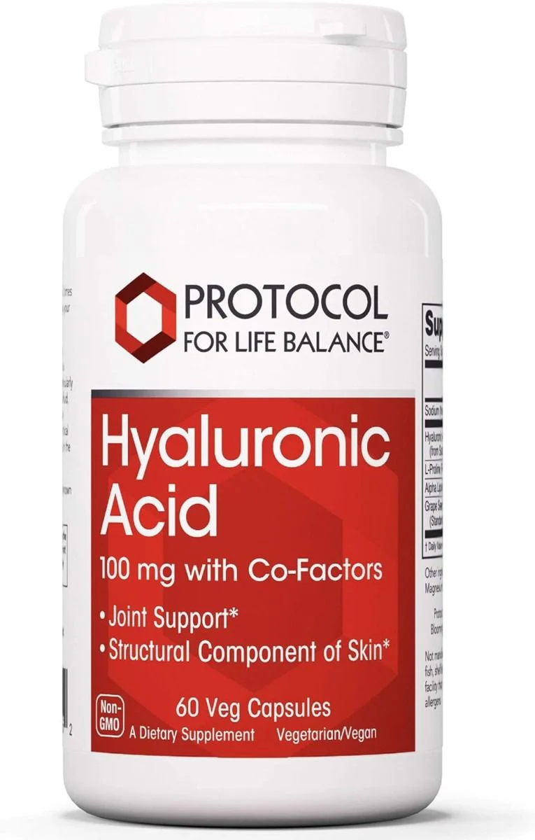 Hyaluronic Acid 100 mg with Co-factors 100 MG 60 Veggie Caps