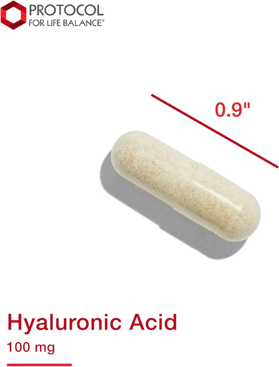Hyaluronic Acid 100 mg with Co-factors 100 MG 60 Veggie Caps - Image 7