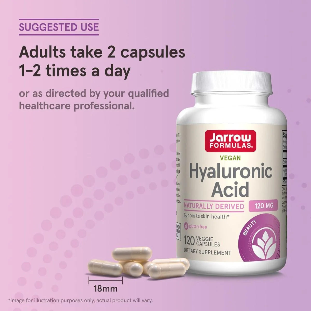 Hyaluronic Acid 50 MG 120 Capsules - Image 3