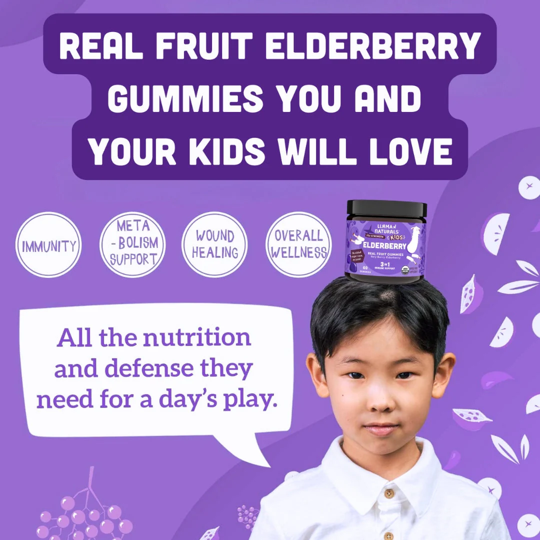 Kids Elderberry Immunity Gummies (120 ct) - Image 5