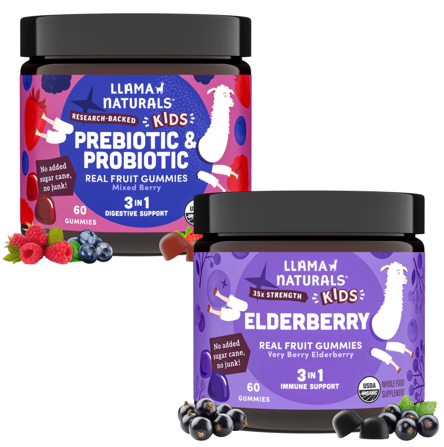 Kids Gut & Immune Support Bundle – Pre & Probiotic + Elderberry Gummies