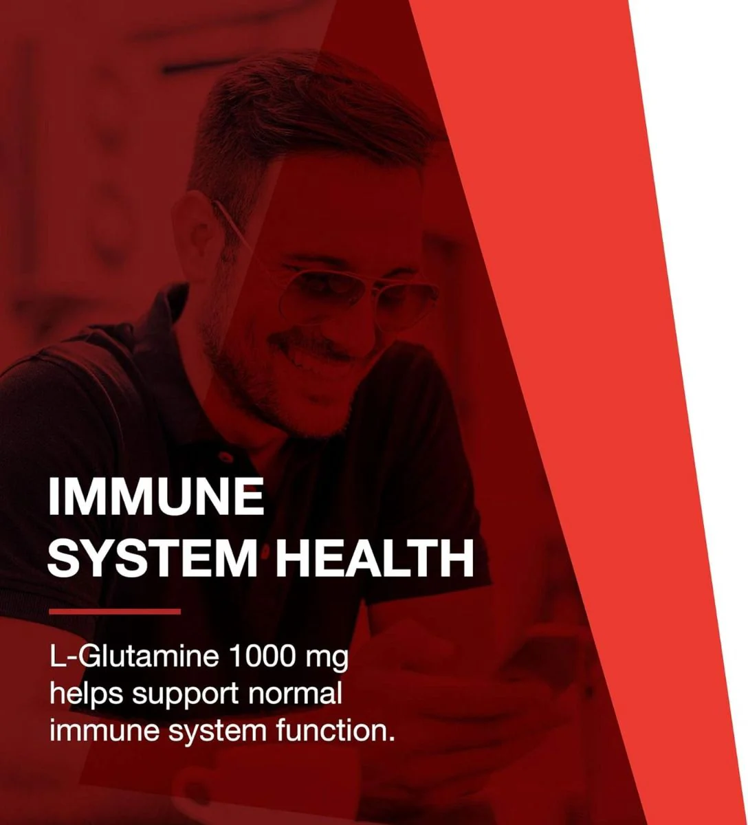 L-Glutamine 1000mg 120 Capsules - Image 3