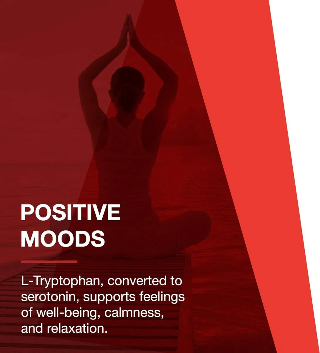 L-Tryptophan 500 MG 60 Vegan Capsules - Image 3