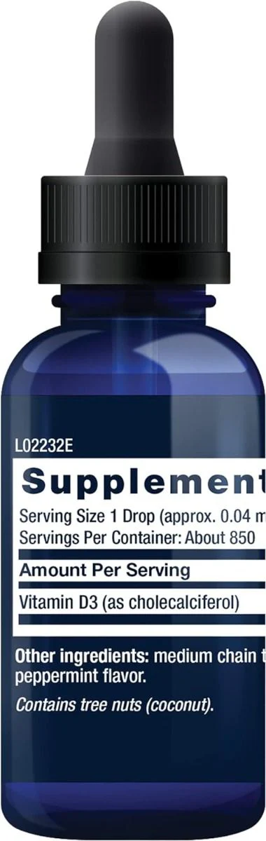 Liquid Vitamin D3 2000 IU 1 Oz Liquid Mint - Image 2