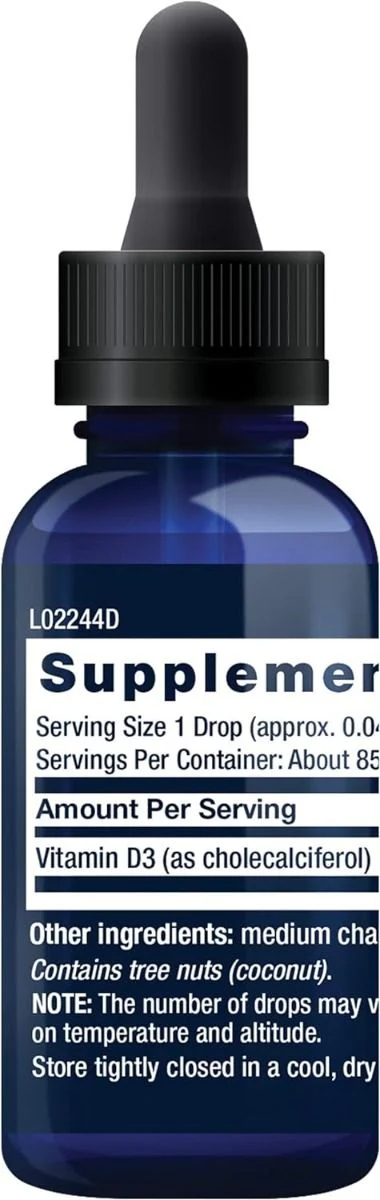 Liquid Vitamin D3 50 Mcg 2000 IU 1 Oz Liquid - Image 3
