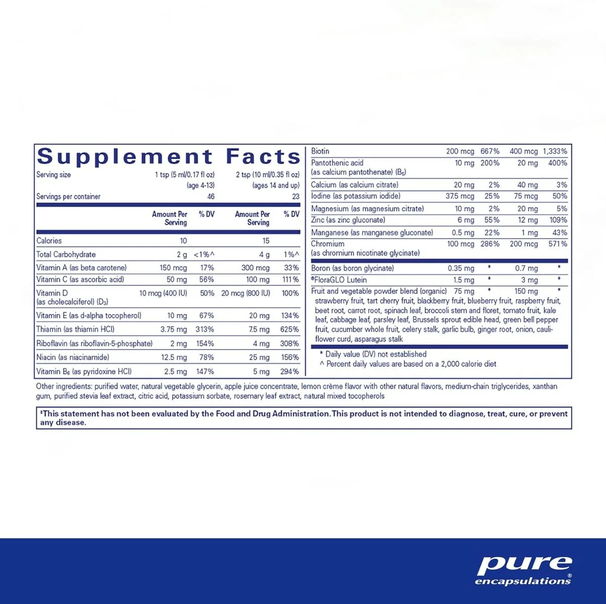 LiquiNutrients 7.8 Fl .Oz Liquid Lemon - Image 2
