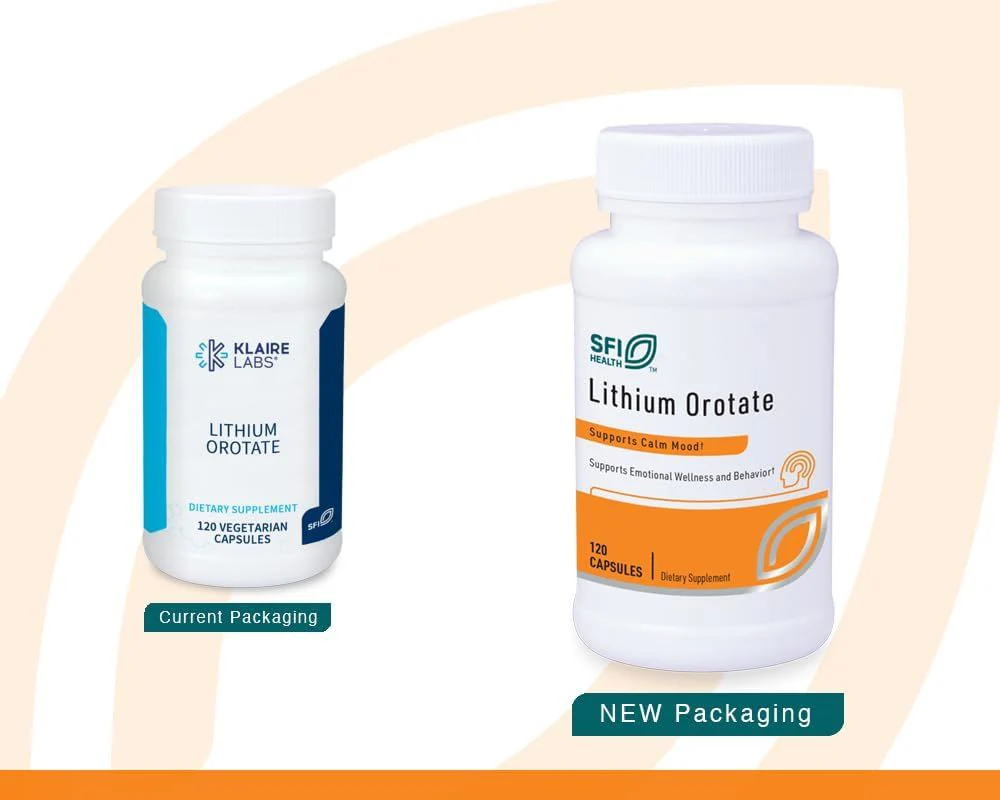 Lithium Orotate 4.8 mg 120 Veggie Caps - Image 2