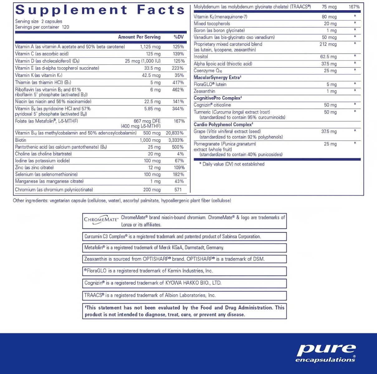 Longevity Nutrients 240 Capsules - Image 2
