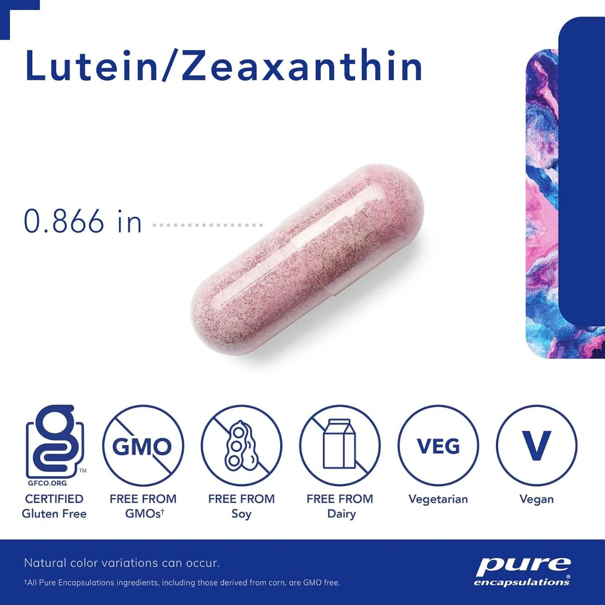 Lutein/Zeaxanthin 60 Capsules - Image 3