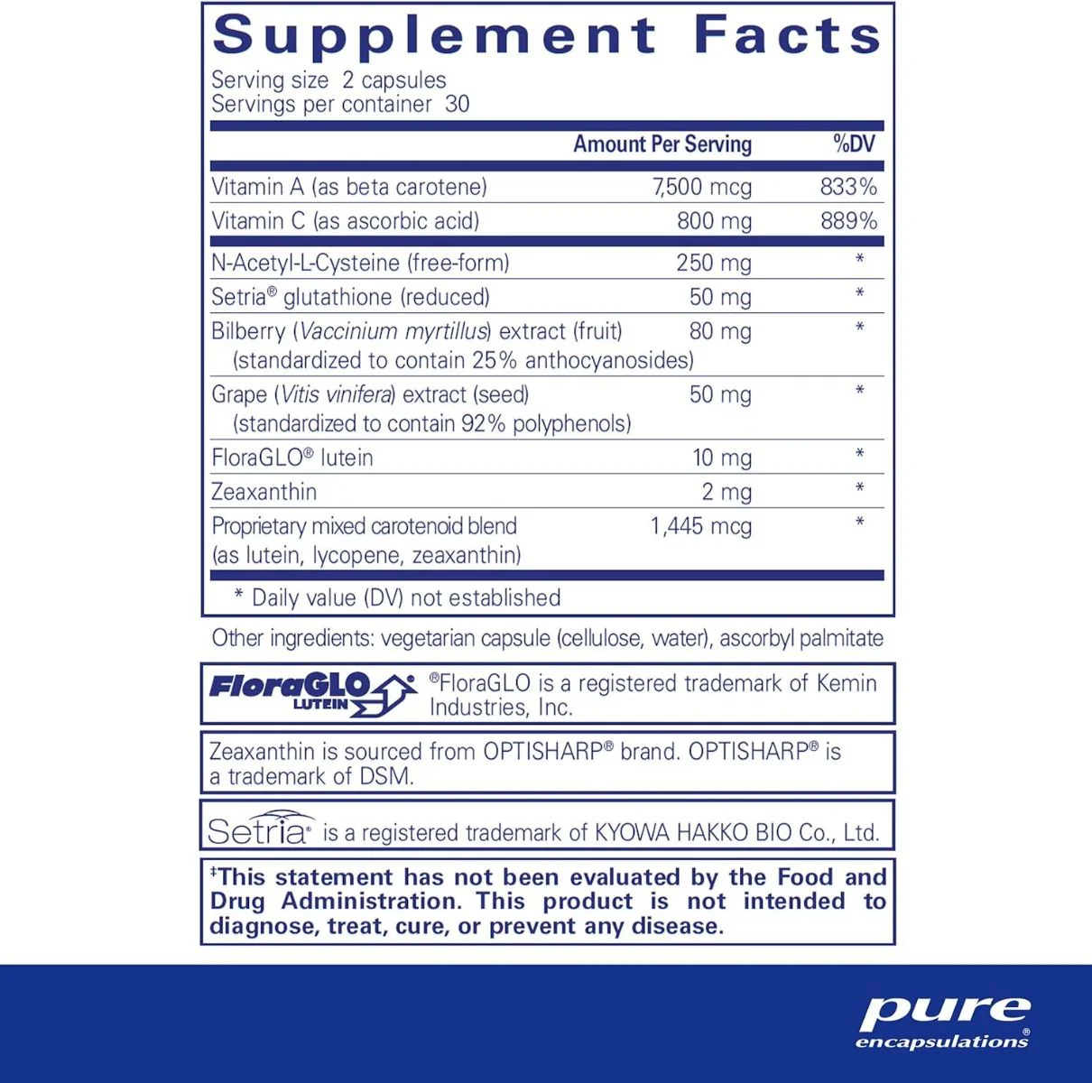 Macular Support Formula 60 Capsules - Image 2