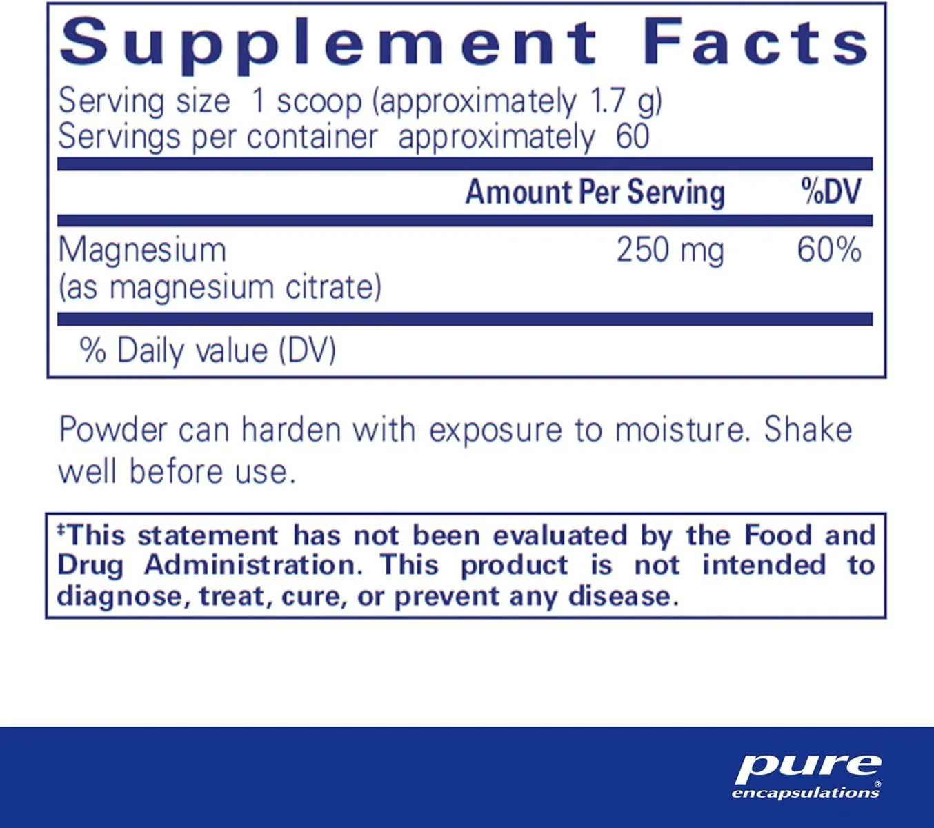 Magnesium 250 MG 108 G Powder - Image 2
