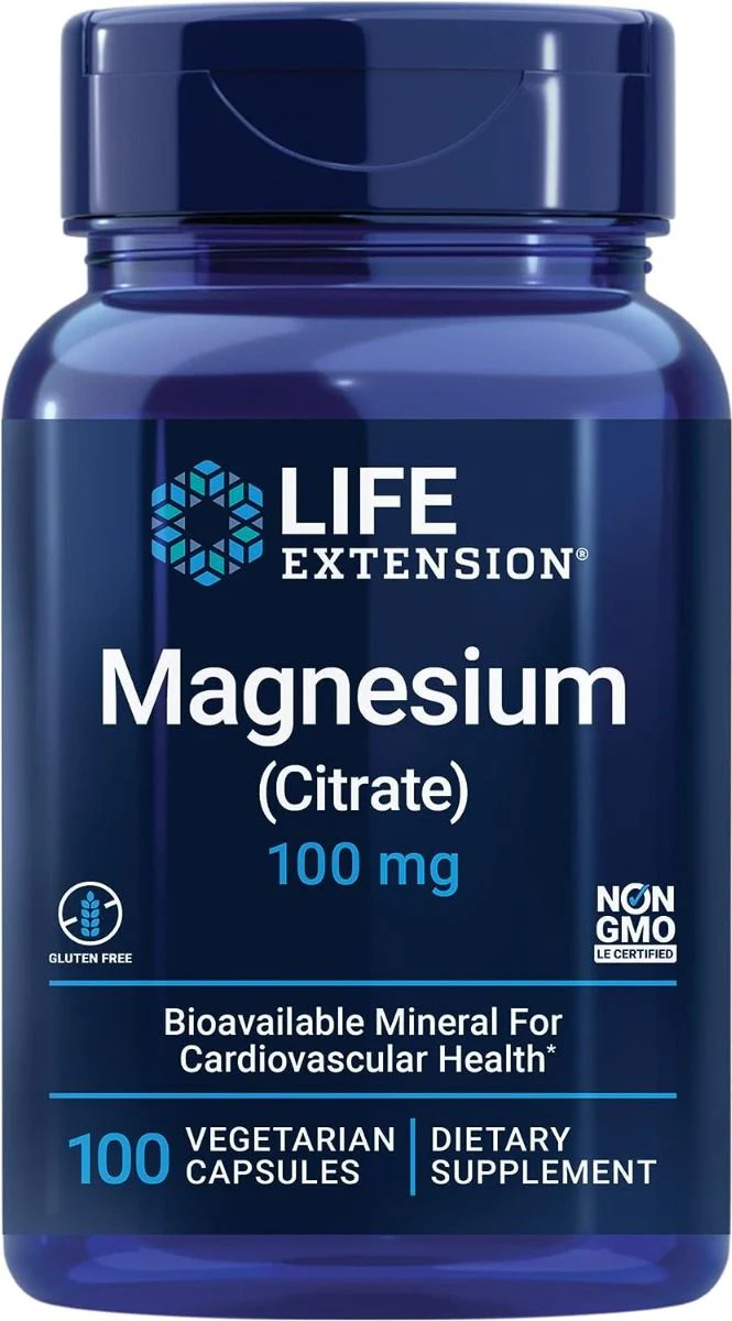 Magnesium Citrate 100 MG 100 Veggie Caps