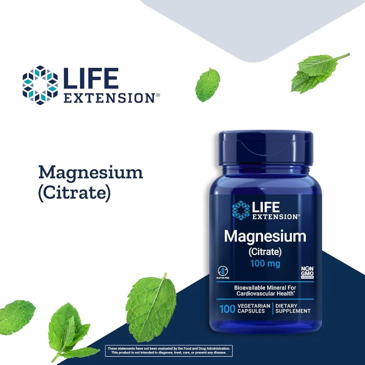 Magnesium Citrate 100 MG 100 Veggie Caps - Image 3