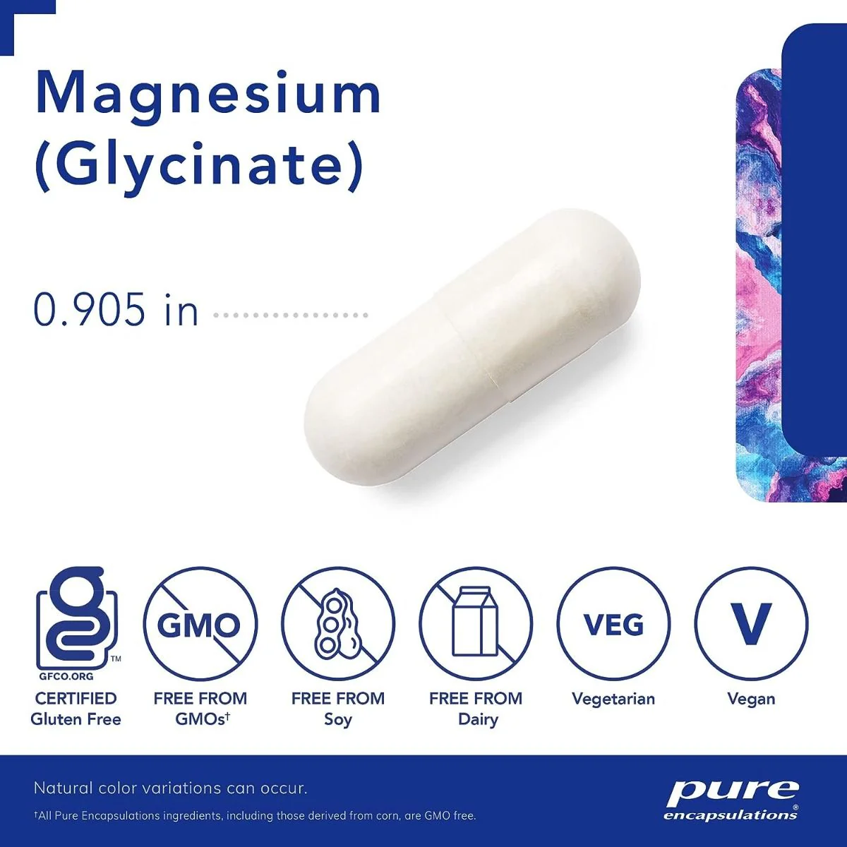 Magnesium Glycinate 120 MG 90 Capsules - Image 3