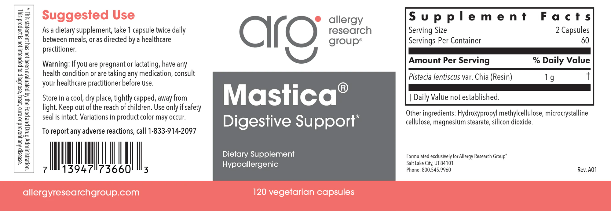 Mastica 120Veggie Caps - Image 2
