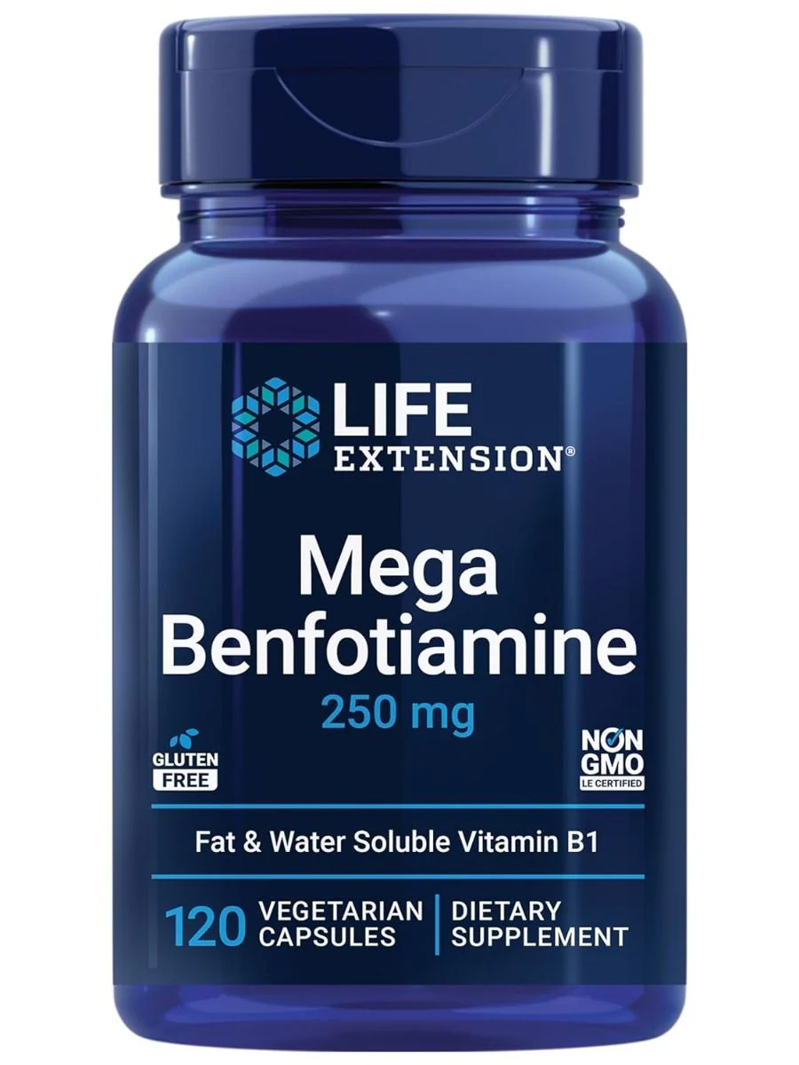 Mega Benfotiamine 250 MG 120 Veggie Caps