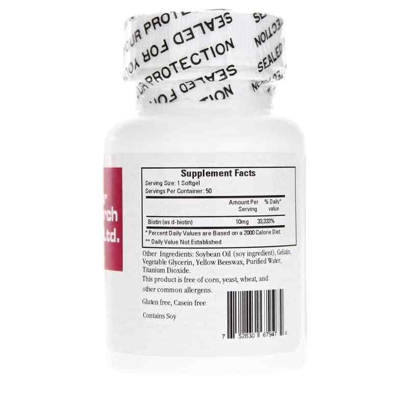 Megabiotin 10,000 MCG 50Softgels - Image 2