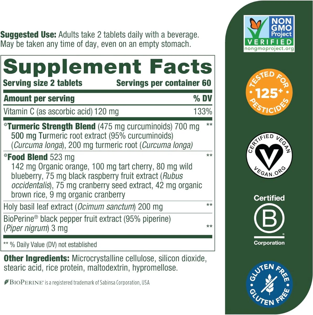 Turmeric Curcumin Extra Strength Whole Body - Image 2
