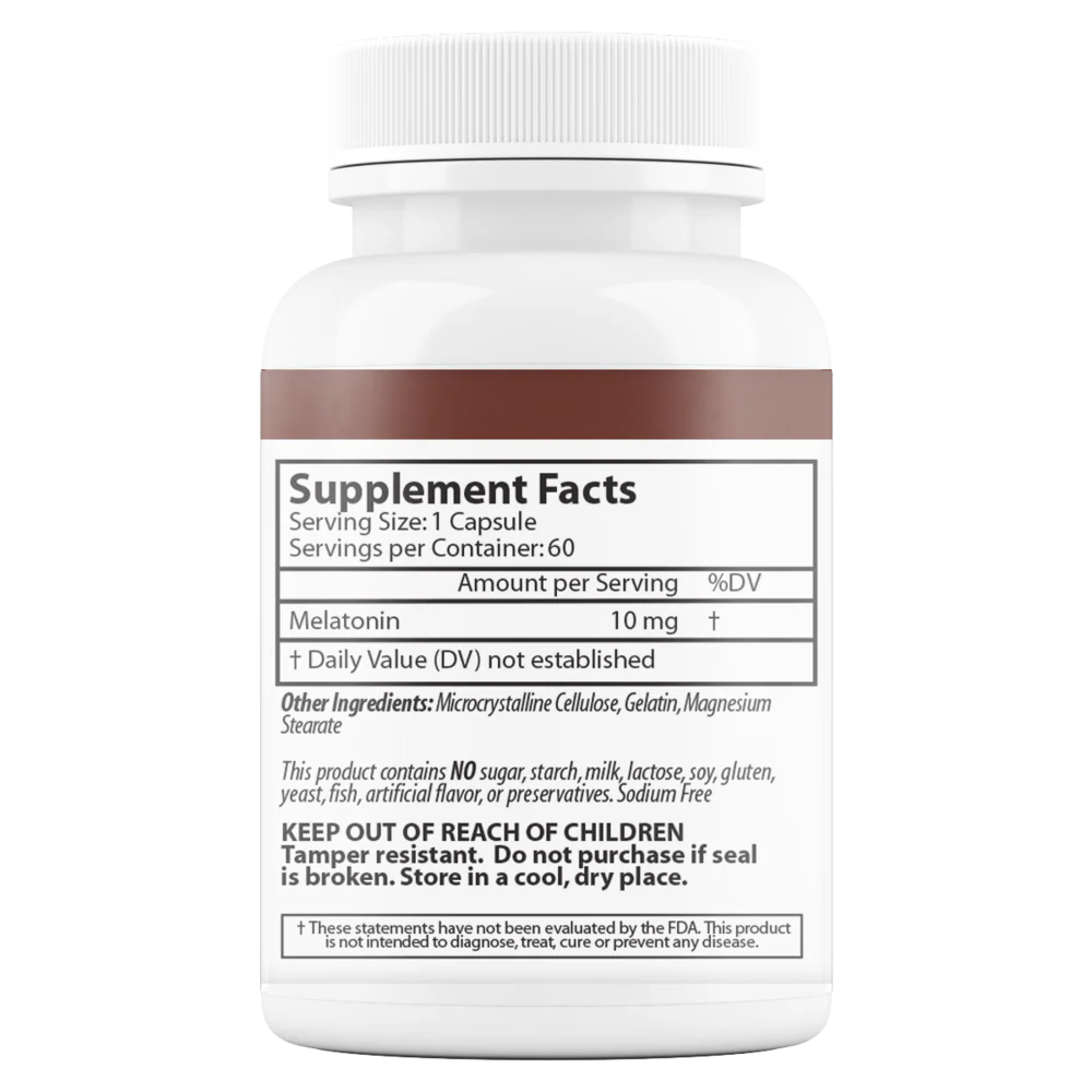 Melatonin 10 MG 60 Capsules - Image 3