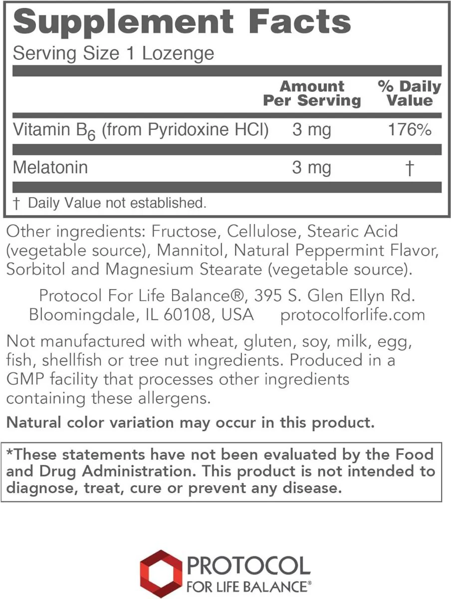 Melatonin 3 MG 120 Lozenges - Image 2