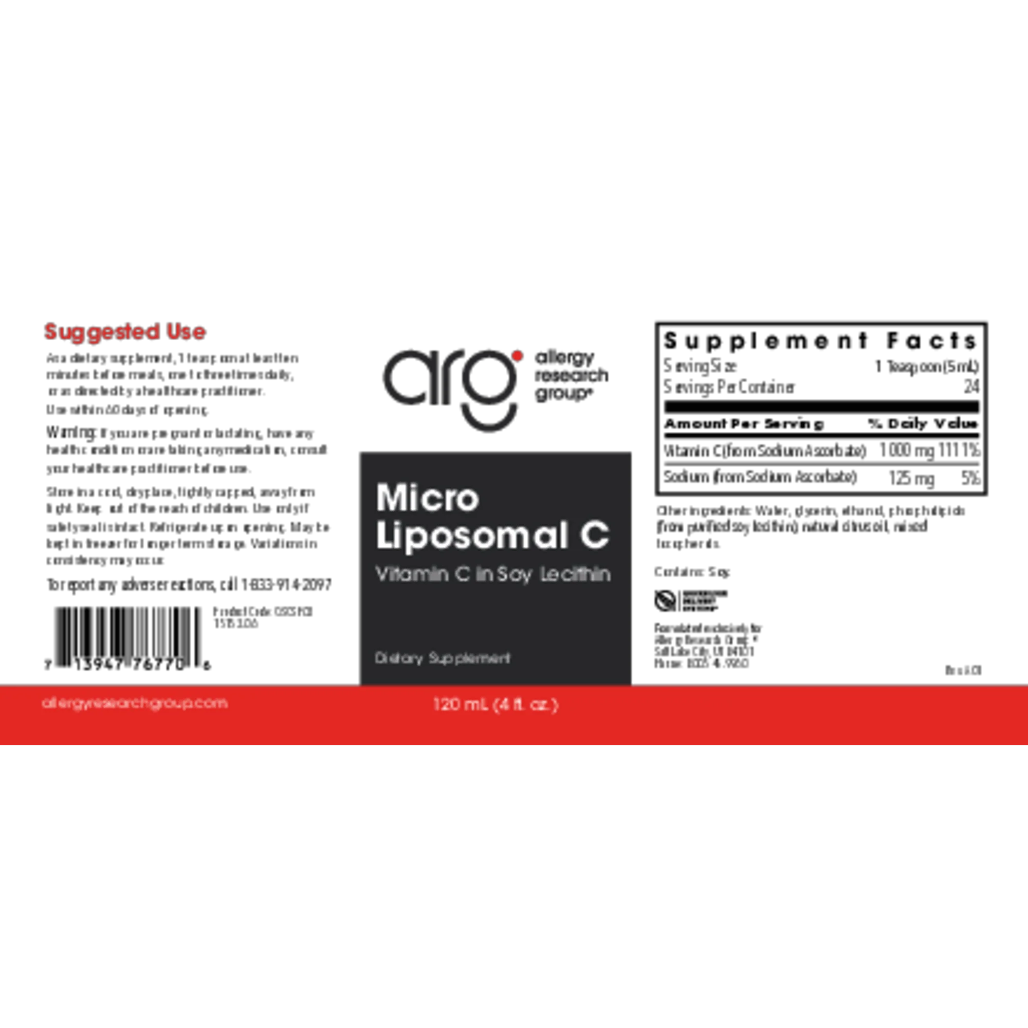 Micro Liposomal C 4 Oz Liquid - Image 2