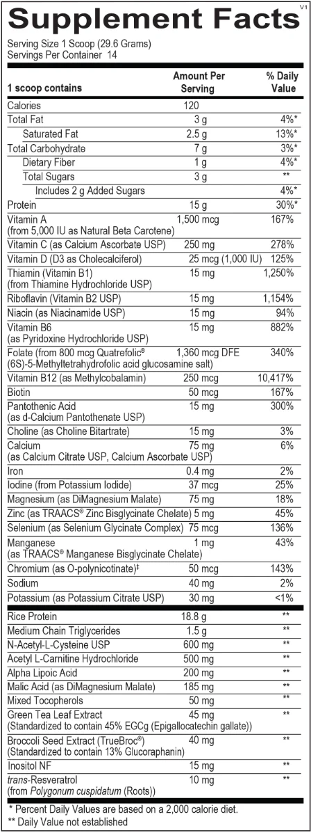 MitoCore Protein Blend 14.6 Oz (414.4 G) Powder Strawberry - Image 2