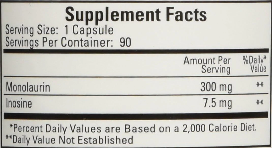 Monolaurin MG 90 Capsules - Image 3
