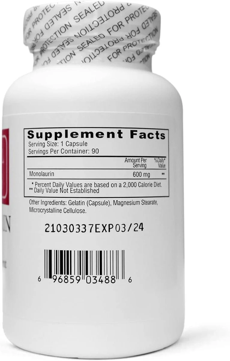 Monolaurin MG 90 Capsules - Image 9