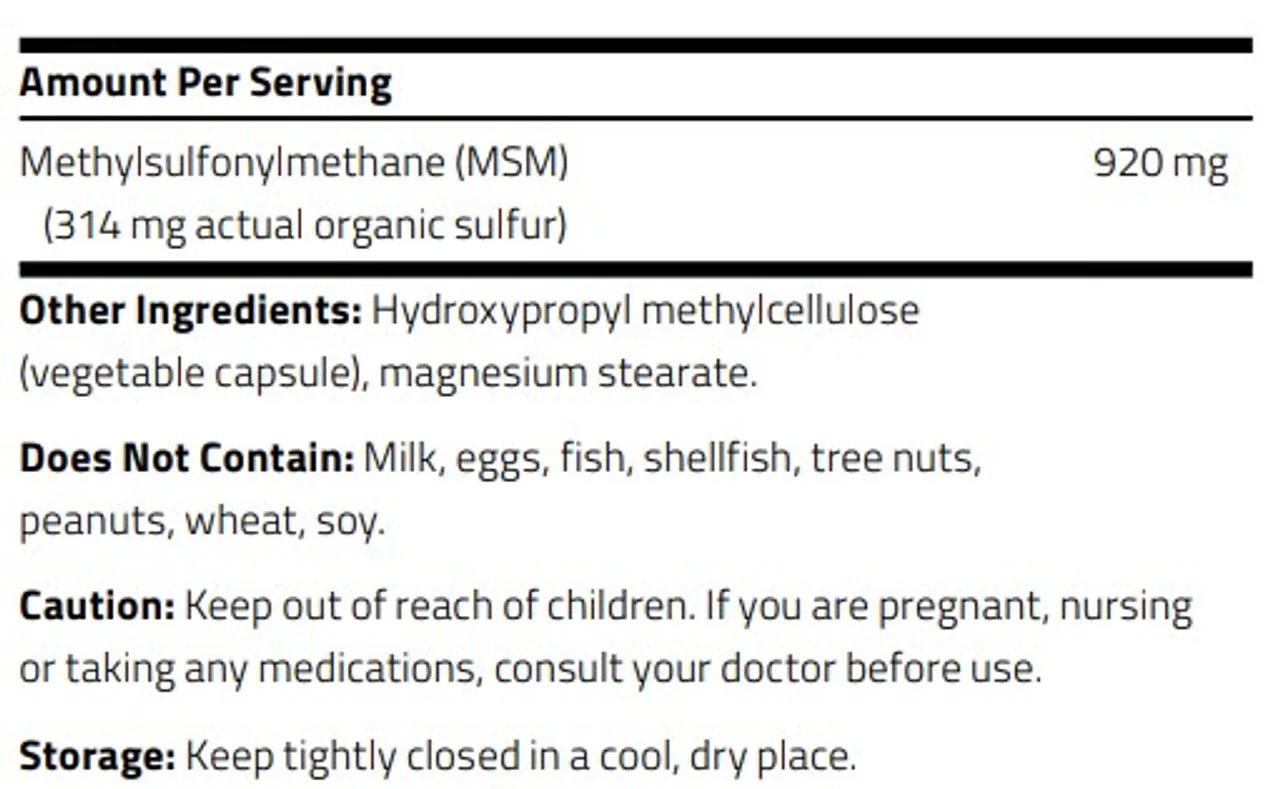 MSM 920 120 Veggie Caps - Image 2