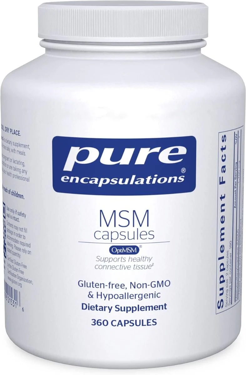 MSM Capsules 850 MG 360 Veggie Caps