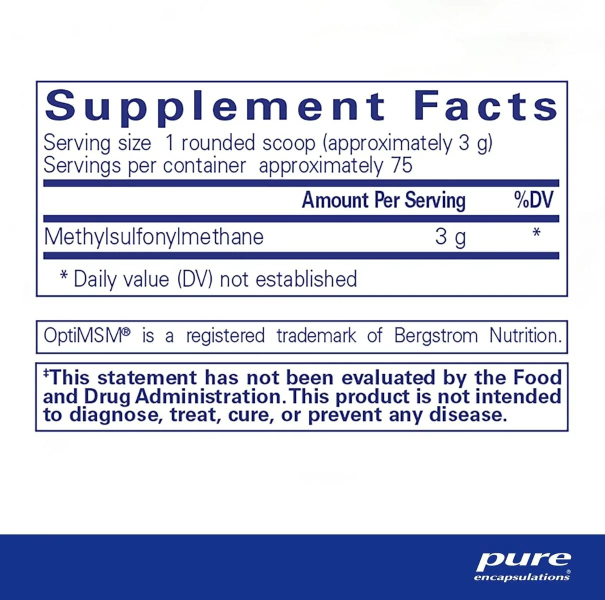 MSM Powder 227g Powder - Image 2